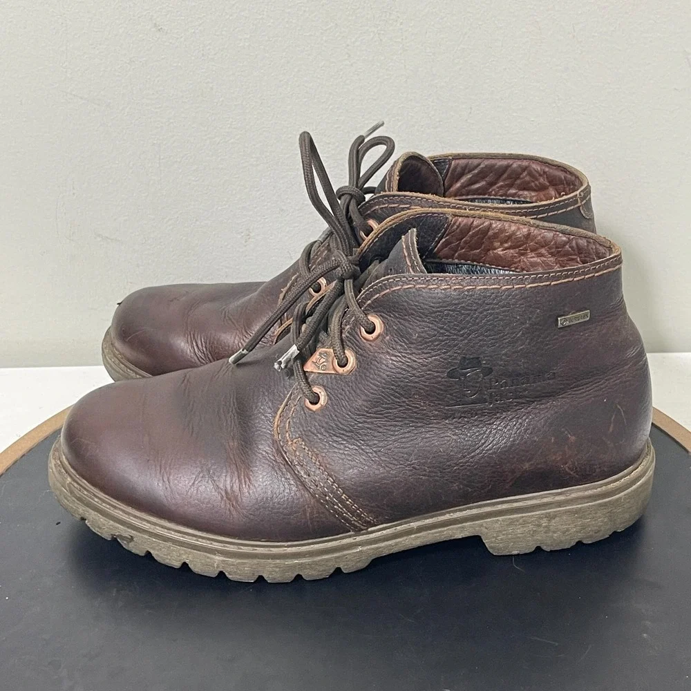 Panama Jack Bota Panama GTX C Men Size 7 - 40 Chukka Boot Brown Leather Outdoors